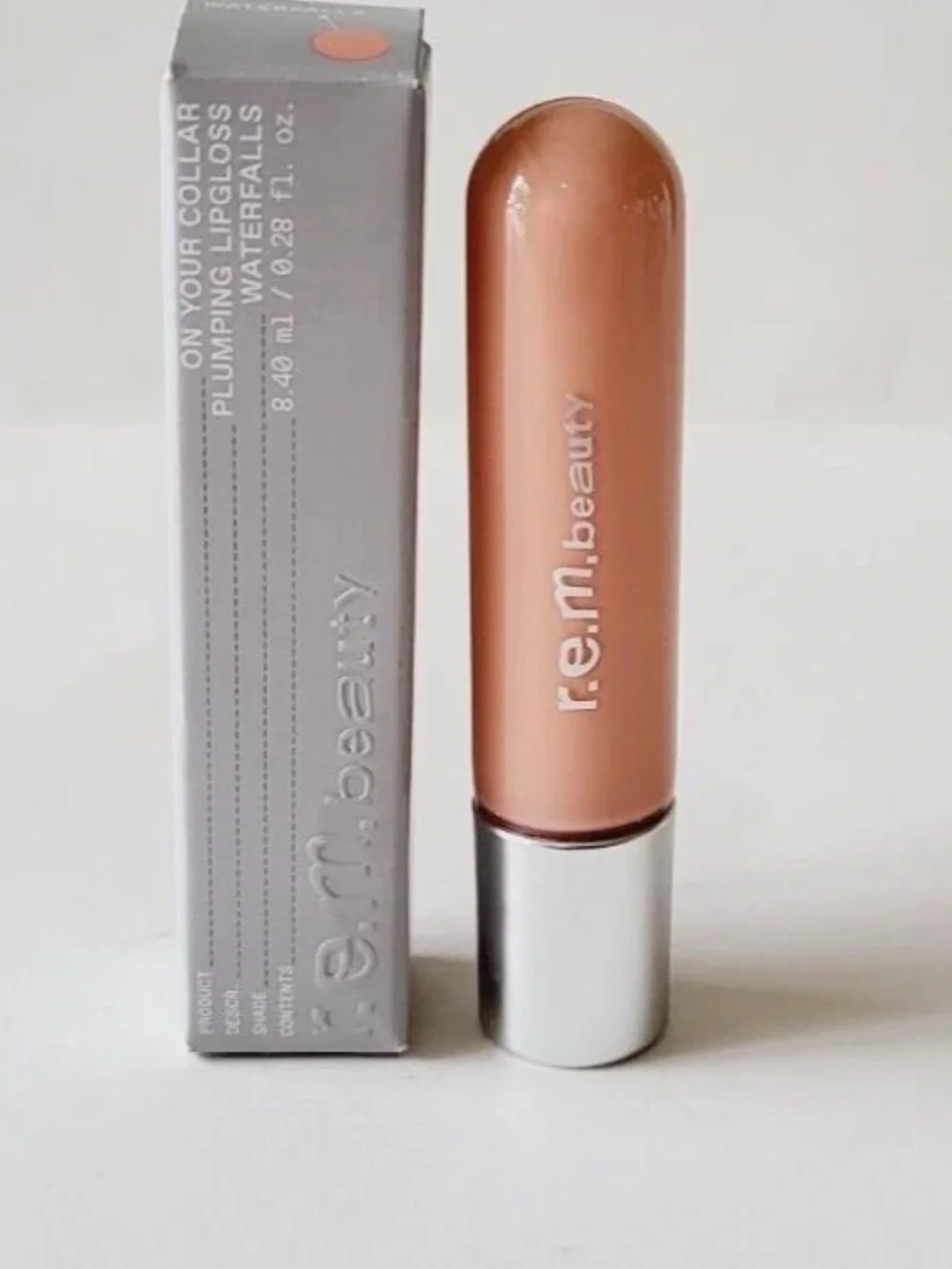 R.E.M. Beauty On Your Collar Plumping Lip Gloss in Waterfalls